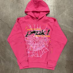 Spider hoodie Pink P*NK