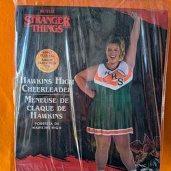 Netflix Stranger Things Hawkins High Cheerleader Adult Costume - NEW