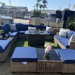 Brand New Patio Outdoor Furniture Set With Fire Pit 