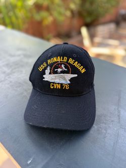 USS Ronald Reagan CVN 76 Navy Ship Hat Snap Back