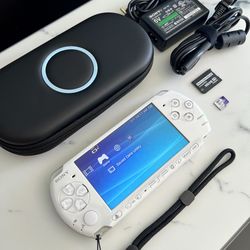 PSP 3000 Pearl White 128GB Bundle (MOd-d3d) $225 OBO