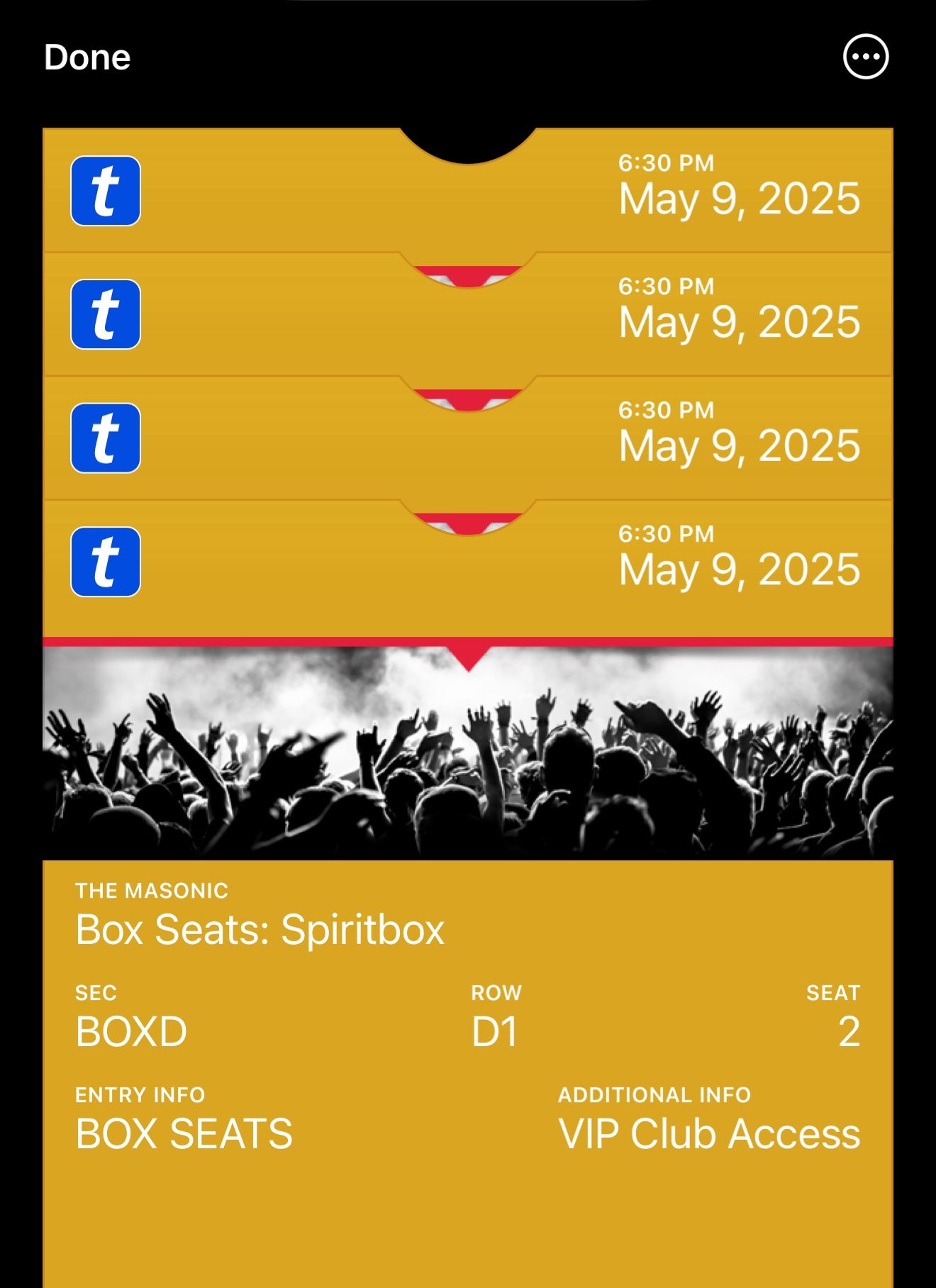 Spiritbox VIP 4 Tickets 150$ Each