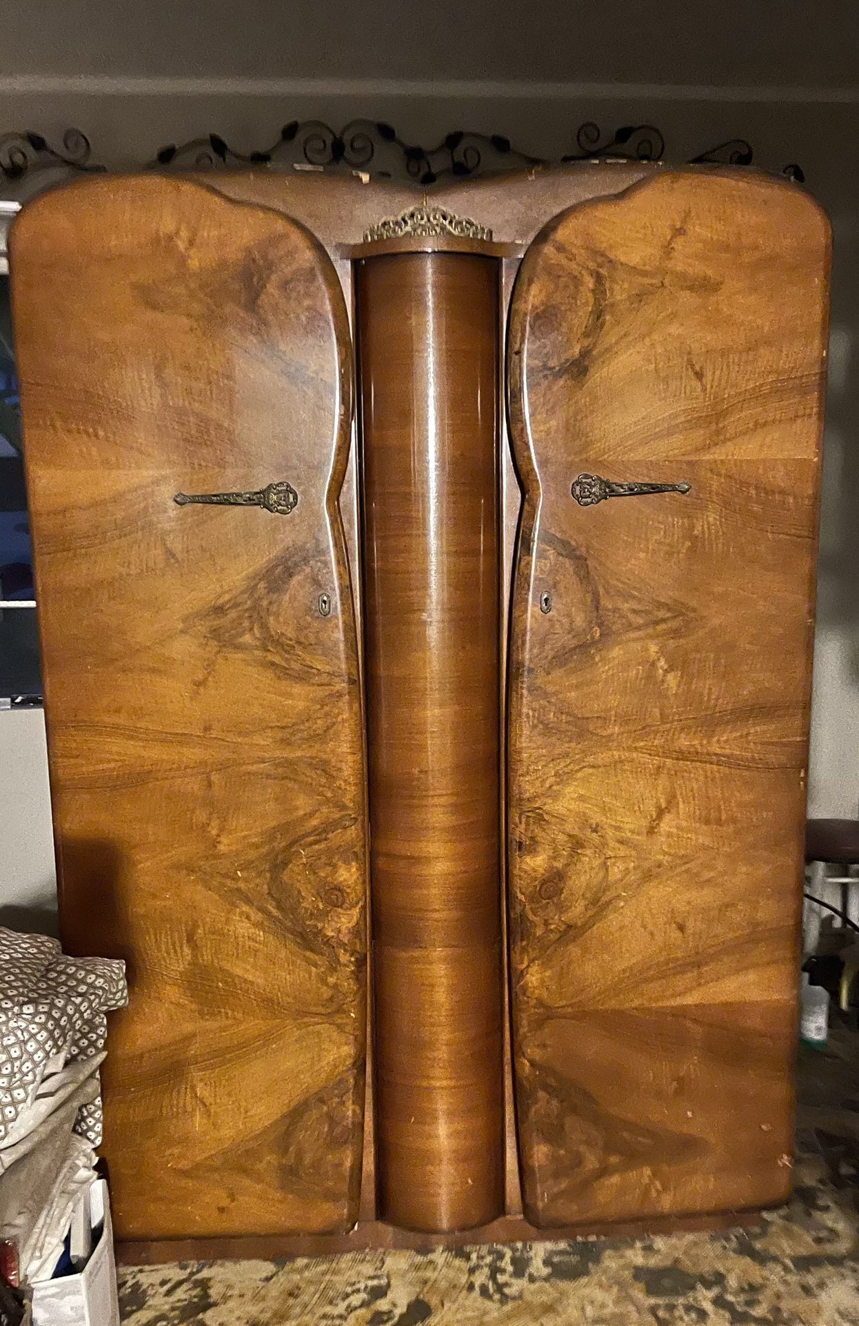 Vintage Large French Armoire Wardrobe