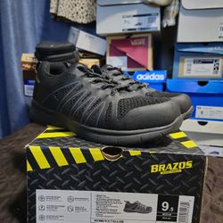 Womens Brazos Size 9.5 Steel Toe Work Shoe