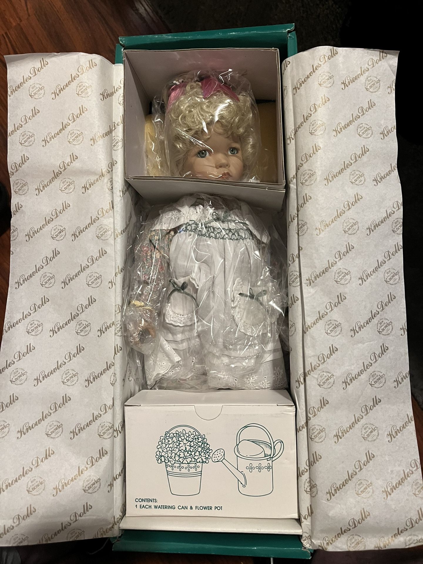 Dianna Effners Mother Goose Porcelain Doll..”Mary Mary Quite Contrary”