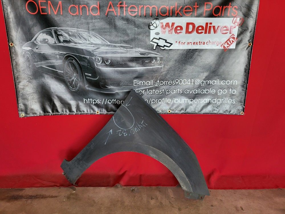 2012 - 2017 Hyundai Accent Fender Passenger Side 