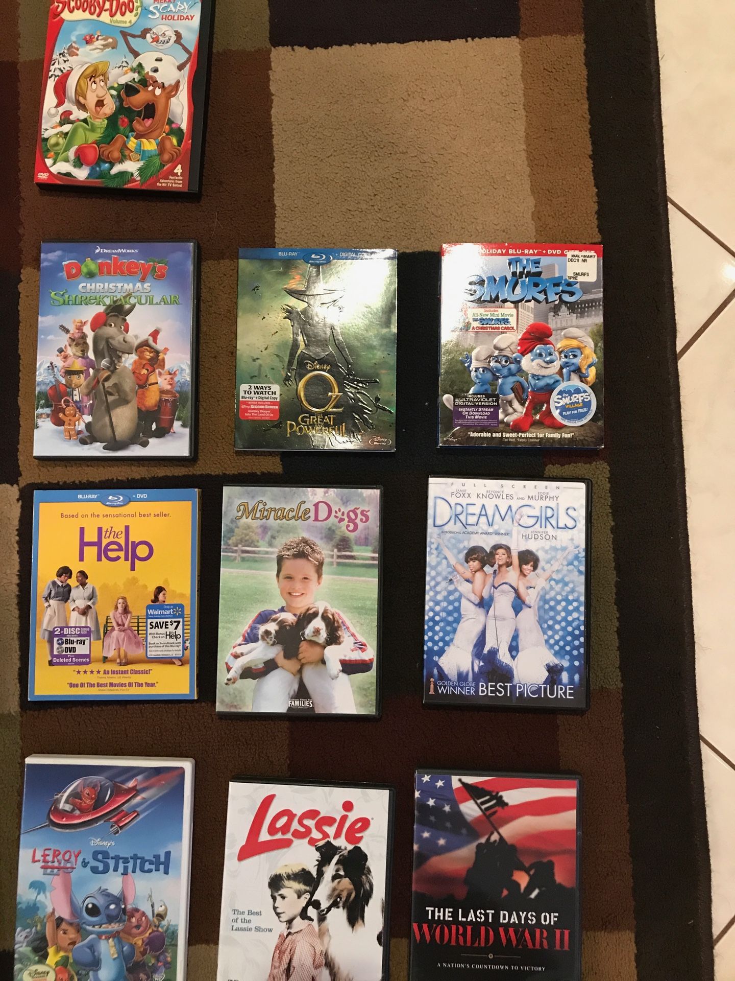 DVD and blue ray movies