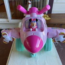 Minnie Mouse Plane Sit N Go Toy 