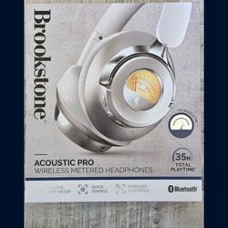 Brookstone Wireless Metered Headphones.
Brand new in the box
