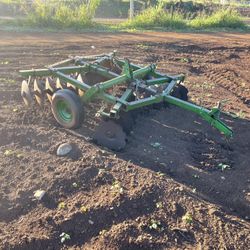 8ft Disc For Tractor  And A Cat Backhoe 430e Thumb 