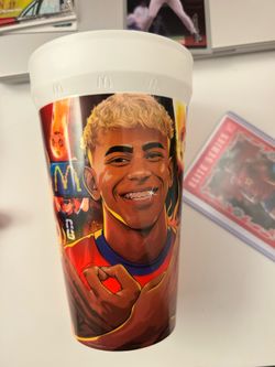 Lamine yamal elite series card and mcds cup bundle