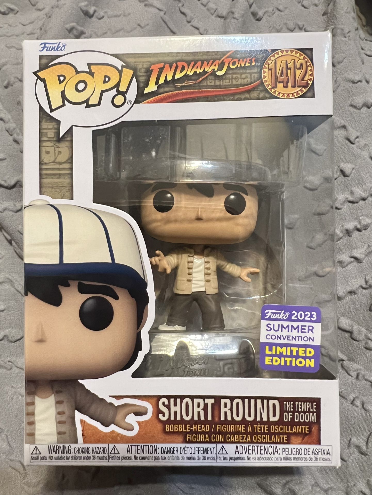 Indiana Jones Short Round the temple doom limited edition funko bobble head