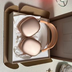 Brand New Air Pods max Rose Gold with Apple Care