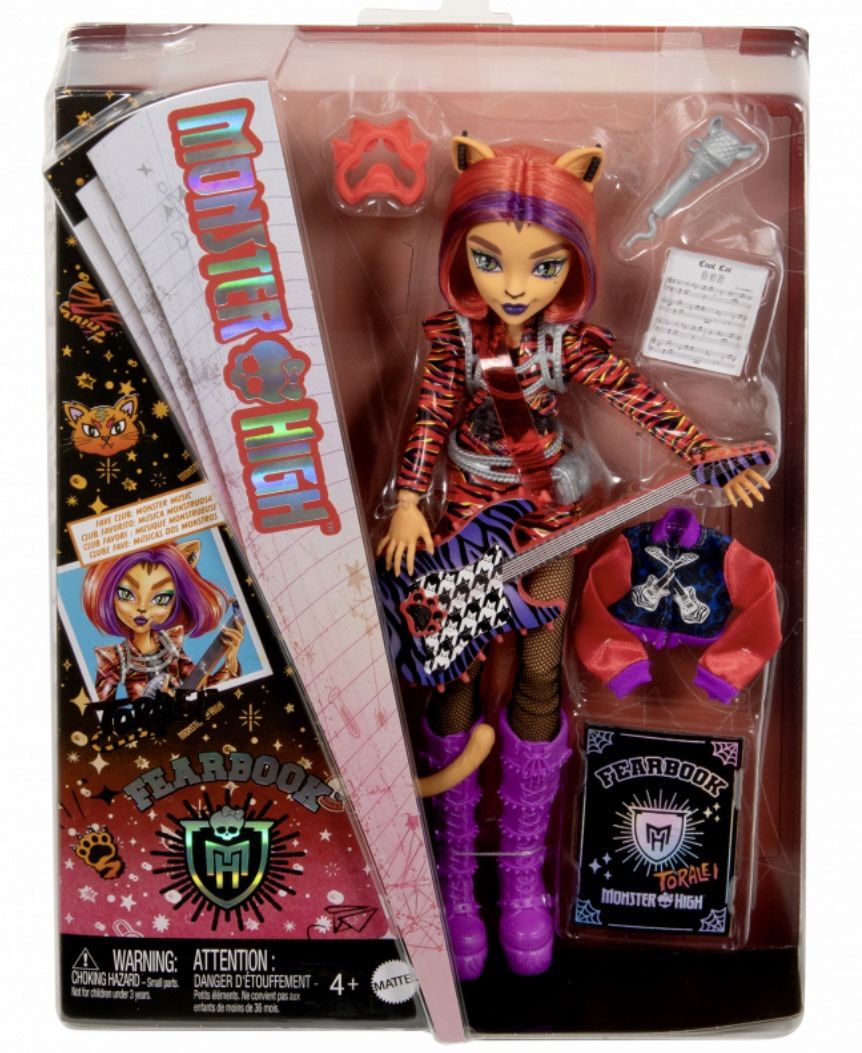 Monster High Fearbook Toralei Doll NEW & Sealed!