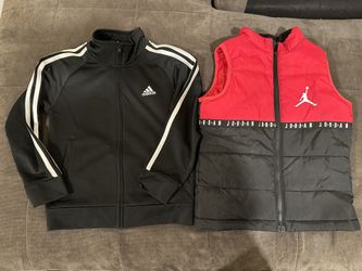 Adidas Jacket And Jordan Vest 