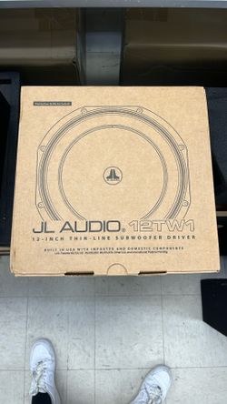 JL Audio 12 Inch Subwoofer TW1-4 Ohm Subwoofer 300 Watts Power Handling Shallow Subwoofer
