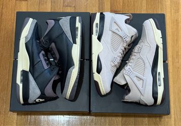 Jordan 3 and 4 A Ma Maniere size 12w/10.5m