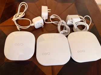 2 Amazon Eero Pro Mesh Wifi & 1 Eero