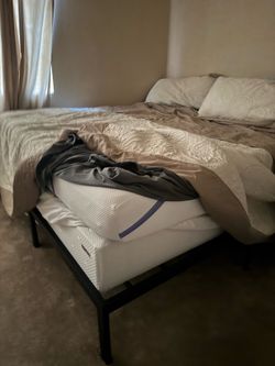 KING Size BED with box spring and platform