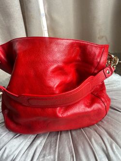 Vintage Red juicy bag real leather from the 2000s