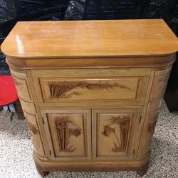 Asian Hand Carved Dry Bar