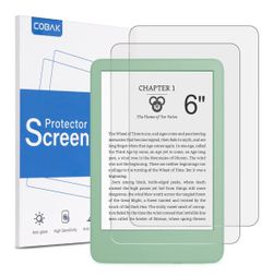 CoBak 2 Pack Anti-Glare Matte 6" Screen Protector,not for iPad(A0721) High Clarity, Fingerprint Resistance, Anti-Bubble PET Film