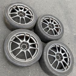 4 — 245/40zr18 5x4.5 5x114.3 Works Emotion KAI 370z 350z G35 G37 Q50 Altima accord Civic Rsx Camry Corolla RAV4 Tacoma Wrx Sti Wheels Rims Tires!!!!