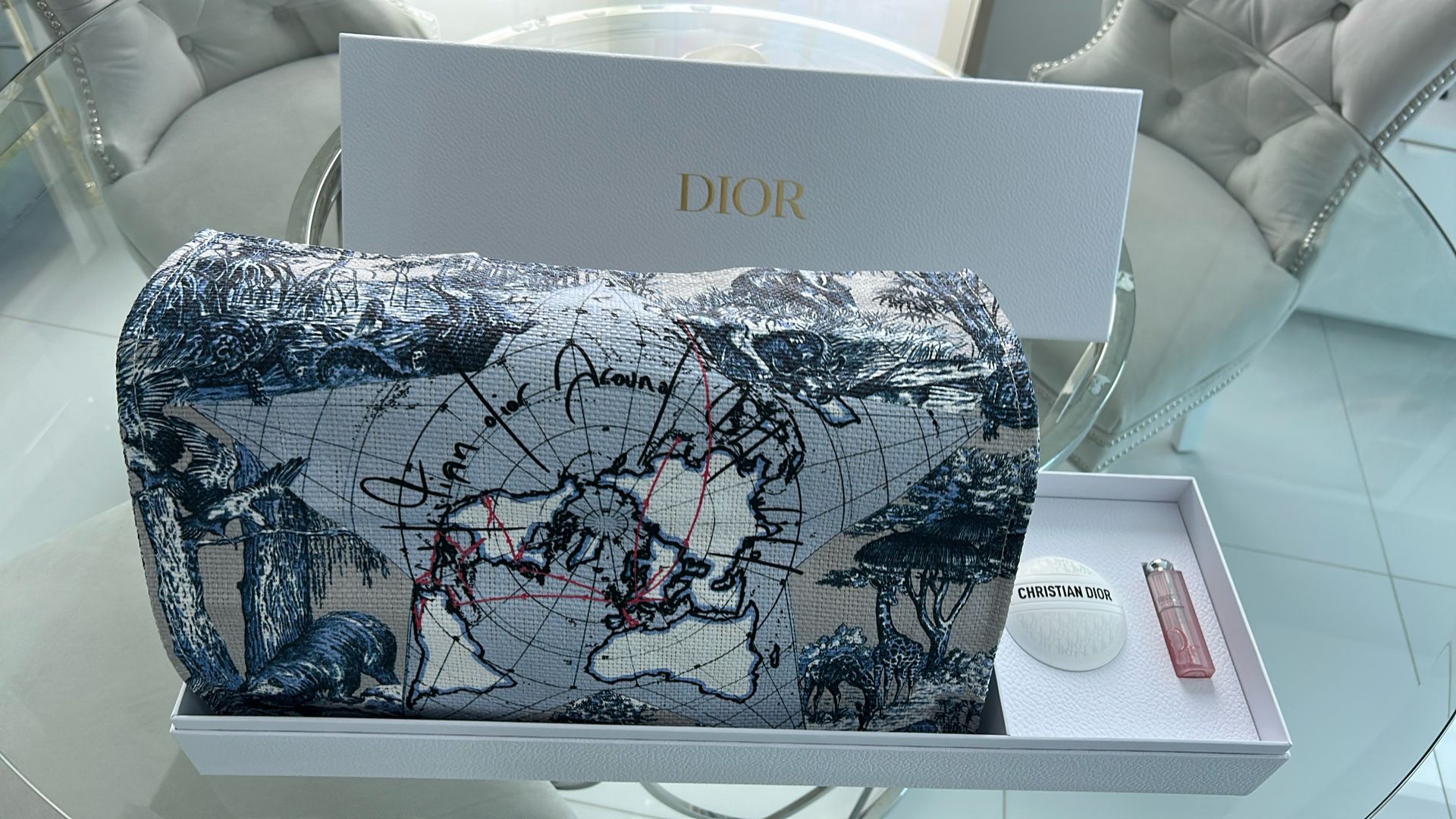 Dior Gift Set/Large Tote Bag
