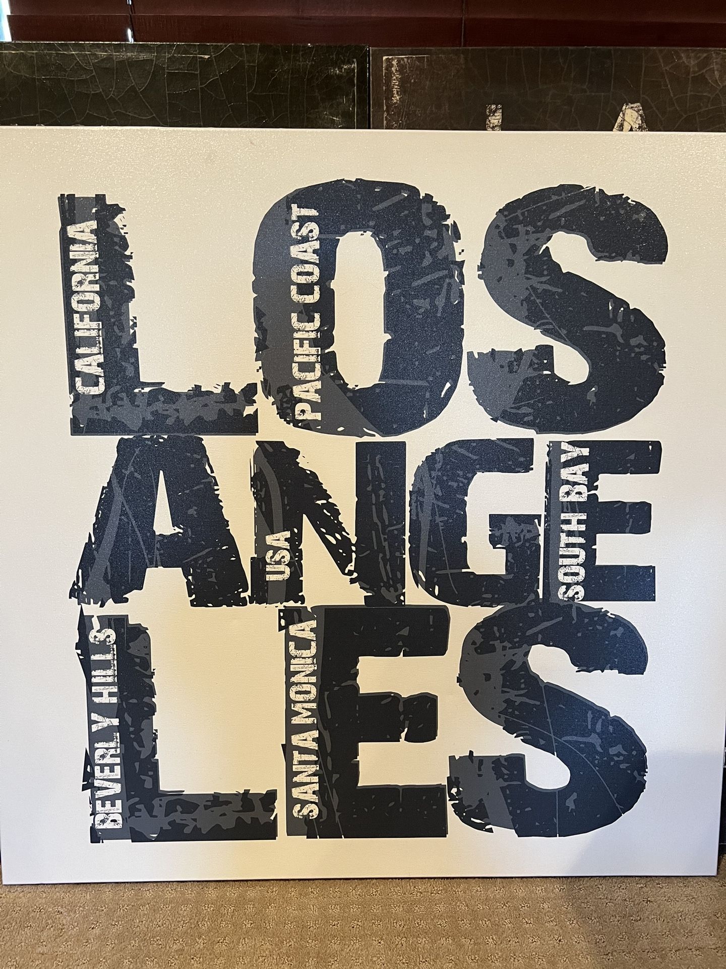 Los Angeles canvas art