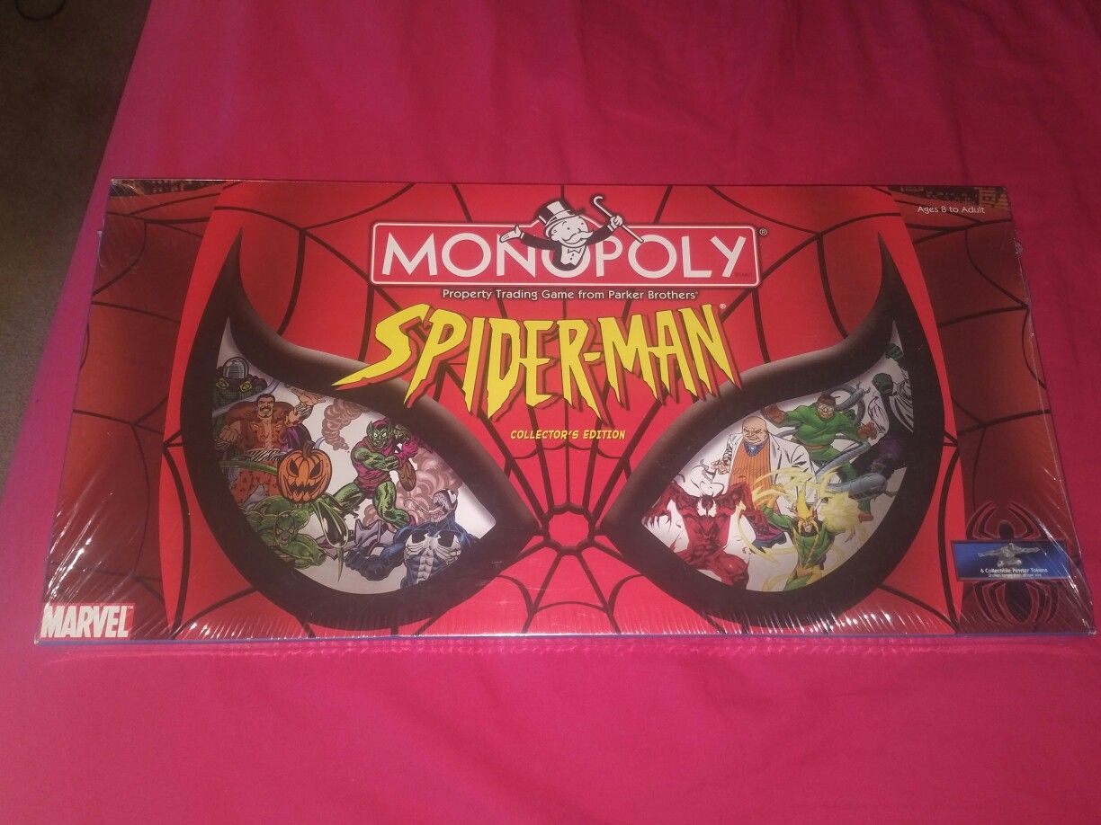 Spider Man Monopoly Brand New Sealed