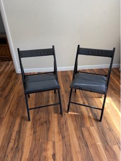 IKEA Upholstered Folding Chairs