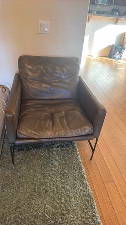 Brown Leather Chair