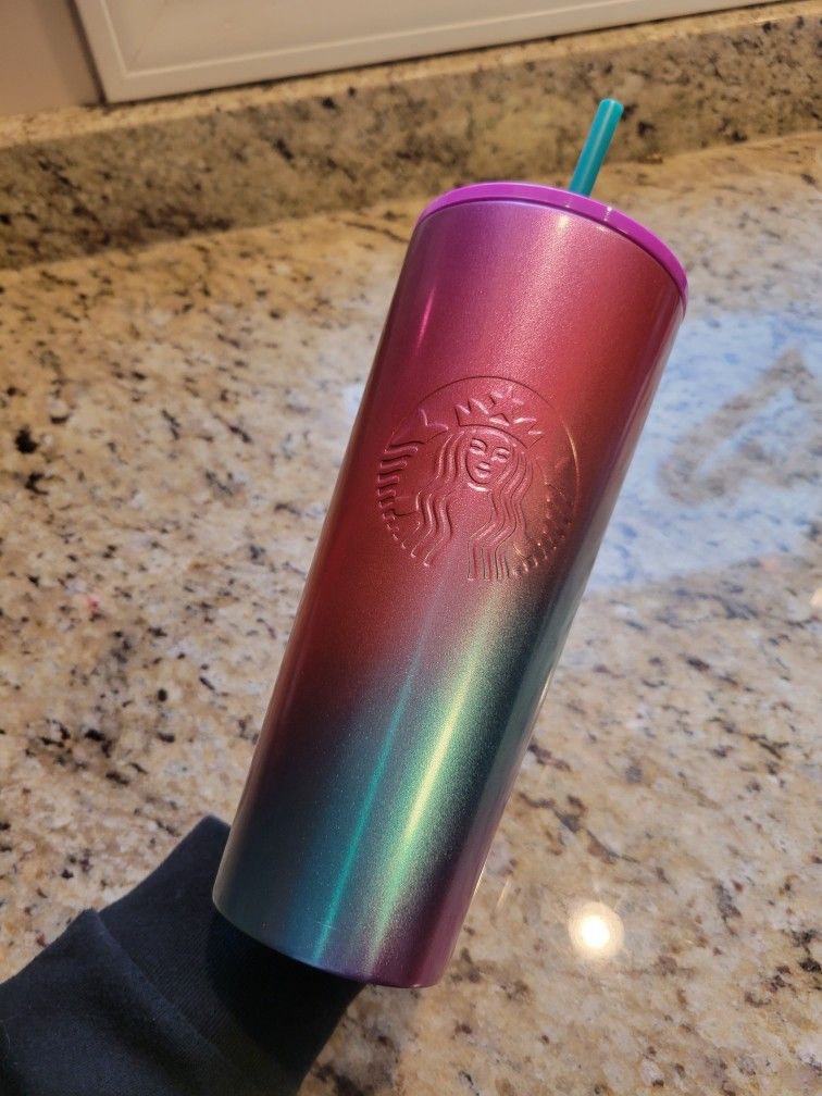 Starbucks- Mermaid Scale Tumbler