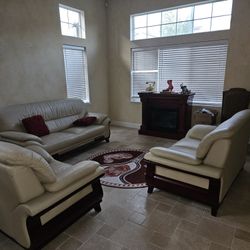 Sofa, Love Seat And Chair 