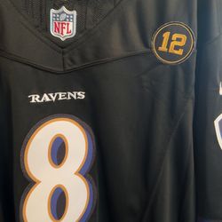 Lamar Jackson Black Jersey Large brand new