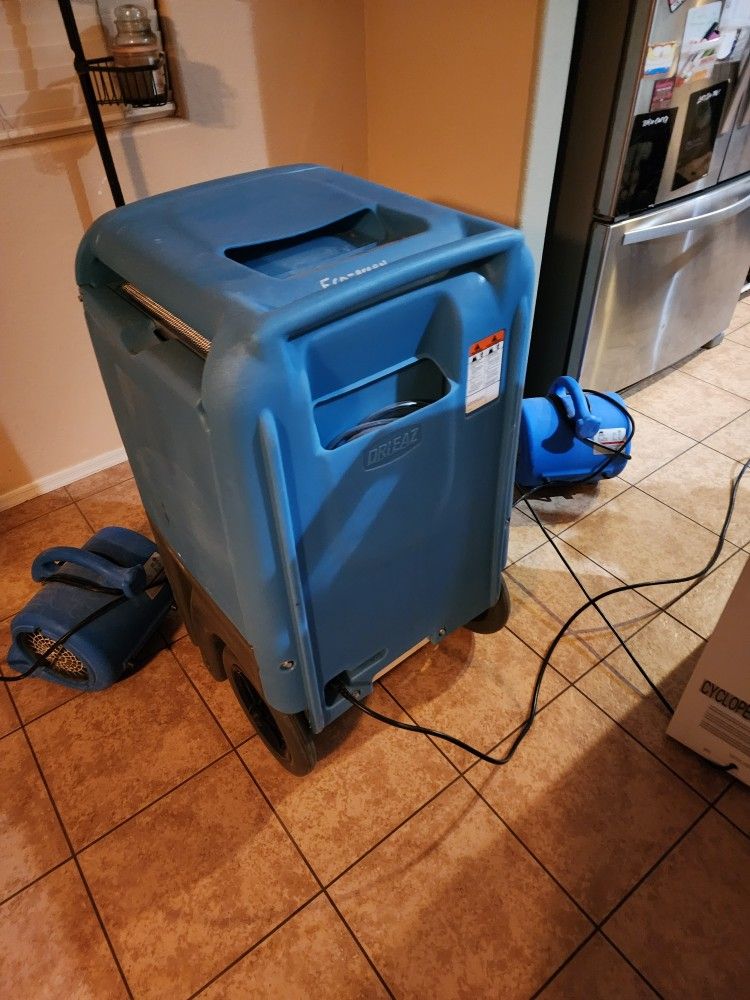 Drieaz Dehumidifiers , Fans Air Scrubbers Water Damage