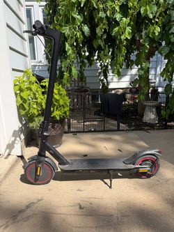 Red Electric Scooter