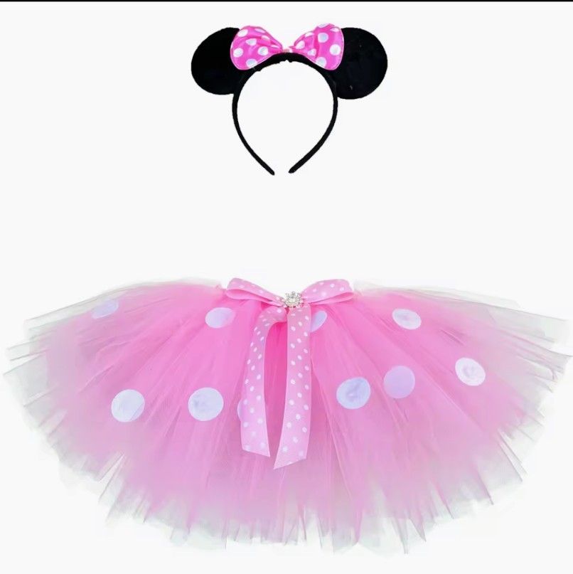 Minnie Mouse Costume Set  Fits Ages 2-3 & 4-5