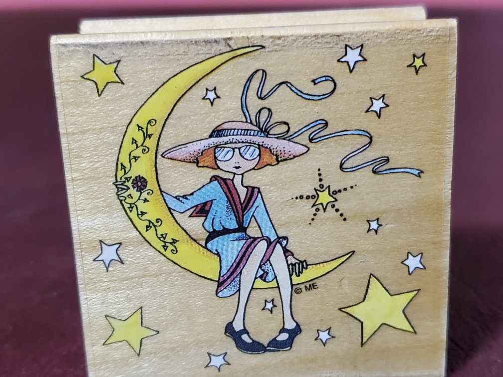 Mary Engelbreit Stamp On the Moon