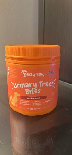 Zesty Paws Urinary Tract Bites Dog Chews Chicken Flavor 90 Soft Chews