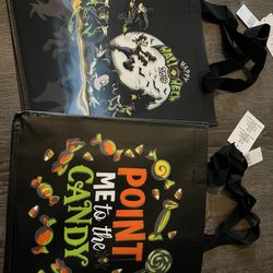 Disneyland Trick Or Treat Tote Bags New 6 Available Sold Separately About 14in X 12 In Sold Only At Disneyland