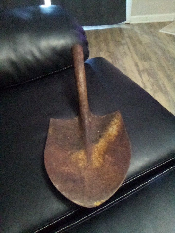 Heat Treated Shovel Head From The Late 1800's