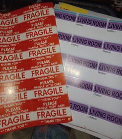Moving / Storage Labels