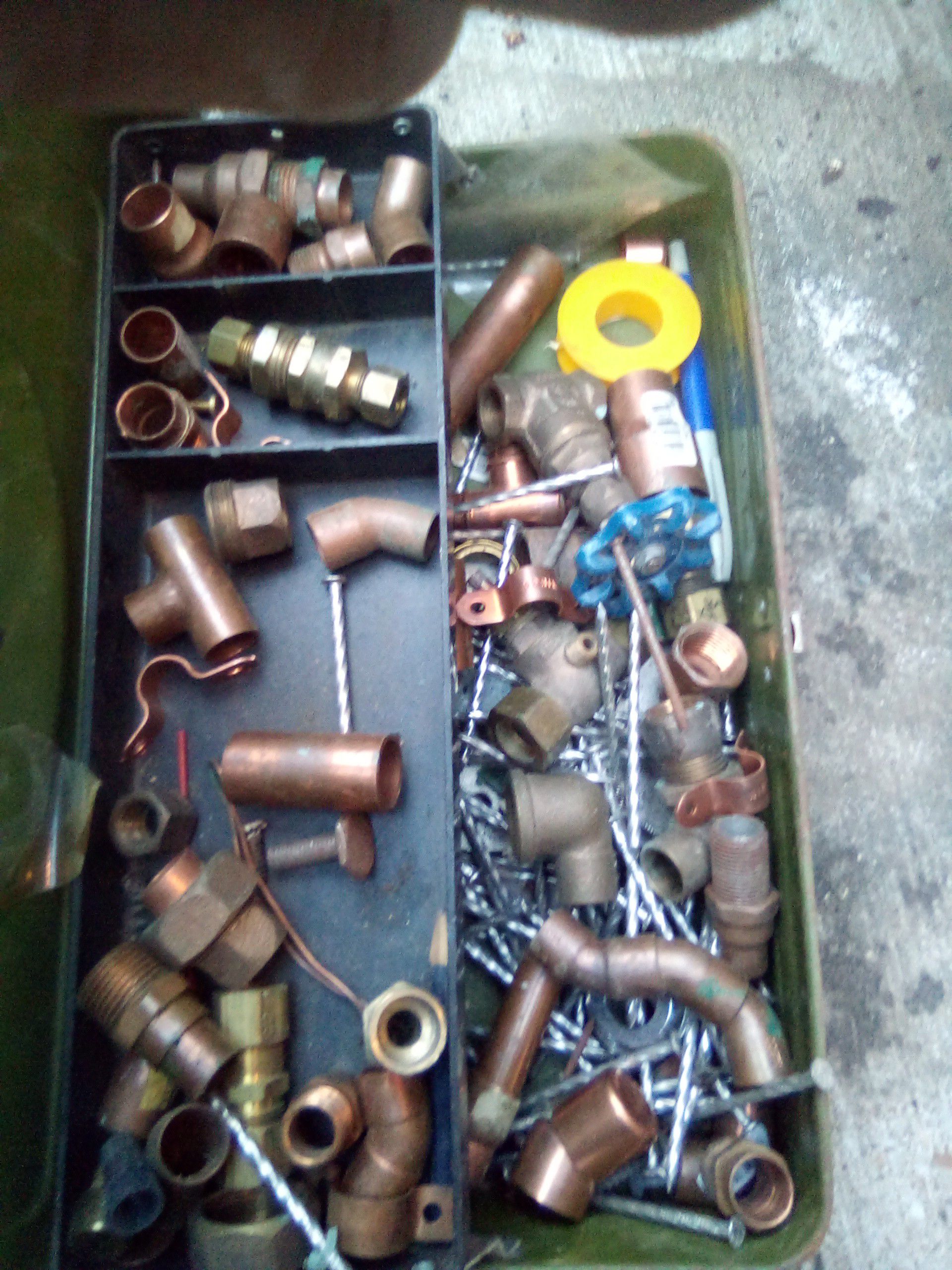 Copper , hammer drill , air compressor