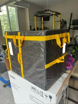 Courier Delivery Tote Bag – Heavy-Duty Reusable Extra Large Packages Carrier, Storage Bag Resealable