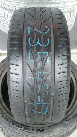 One used 235 45 17 Definity tire