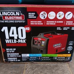 New Lincoln welder 140 weld-pak