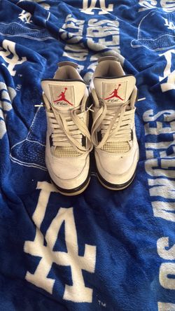 Air Jordan 4 White Cement Sneakers