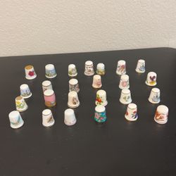 Vintage Porcelain Thimbles