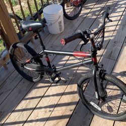 red and black bmx